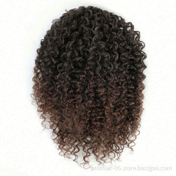 MYZYR Synthetic Puff Afro Short Kinky Curly Chignon Hair Bun Drawstring Ponytail Wrap Hairpiece Fake Hair Extensions